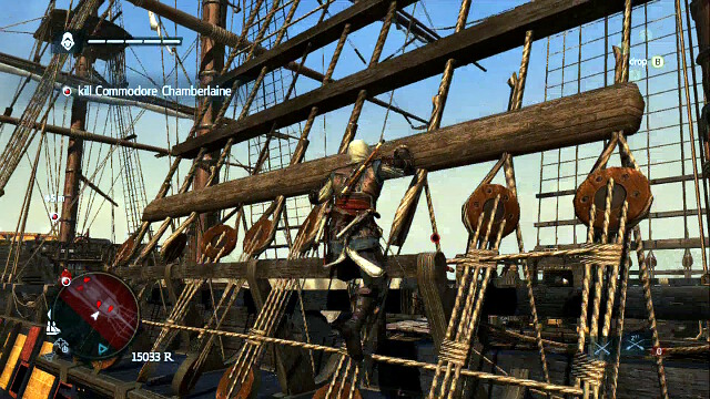 Climb onto the mast - 03 - Commodore Eighty-Sixed - Sequence 7 - Assassins Creed IV: Black Flag - Game Guide and Walkthrough