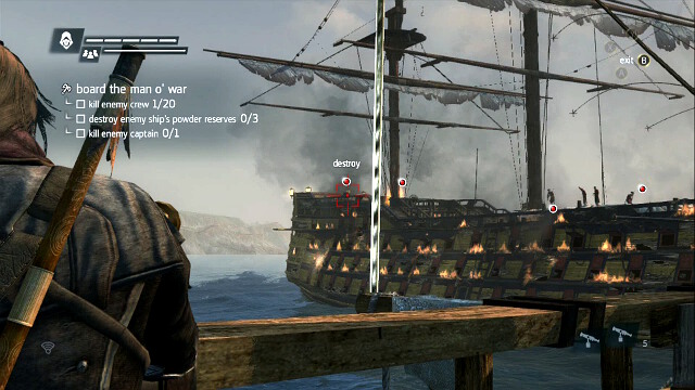 Aim at gunpowder - 01 - Do Not Go Gently... - Sequence 8 - Assassins Creed IV: Black Flag - Game Guide and Walkthrough