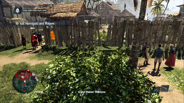 When they reach the restricted area, take the hole in the fence shown in the screenshot, on the right of the entrance - 01 - Imagine My Surprise - Sequence 9 - Assassins Creed IV: Black Flag - Game Guide and Walkthrough