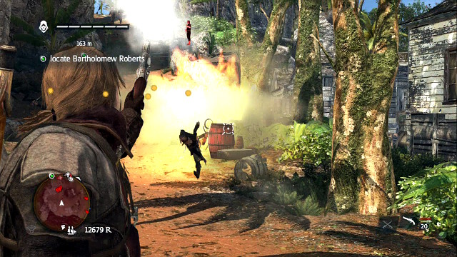 The barrel explosion - 02 - Royal Misfortune - Sequence 12 - Assassins Creed IV: Black Flag - Game Guide and Walkthrough