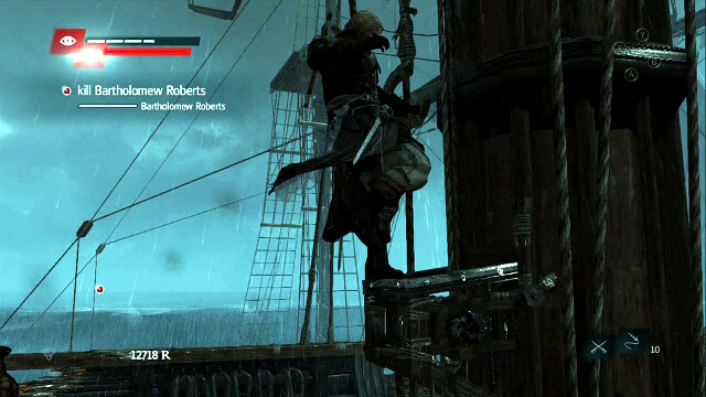 Make your way onto the mast - 02 - Royal Misfortune - Sequence 12 - Assassins Creed IV: Black Flag - Game Guide and Walkthrough