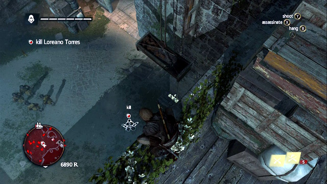 Jump down onto Torres - 03 - Tainted Blood - Sequence 12 - Assassins Creed IV: Black Flag - Game Guide and Walkthrough