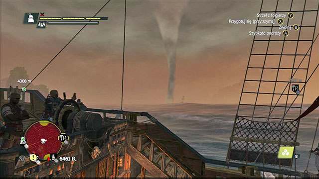 A waterspout circumvented at a safe distance - Random events - Assassins Creed IV: Black Flag - Game Guide and Walkthrough