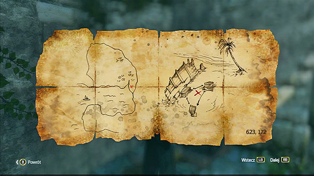 The map is in the Aztec ruins in the North of the location - Misteriosa - Treasure maps - Assassins Creed IV: Black Flag - Game Guide and Walkthrough