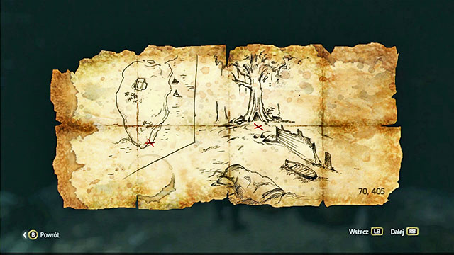 The treasure is on the Western side of the Petite Caverne - Petite Caverne - Treasure maps - Assassins Creed IV: Black Flag - Game Guide and Walkthrough