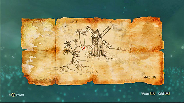 The map is in the North-Eastern part of the location, on the beach - Salt Lagoon - Treasure maps - Assassins Creed IV: Black Flag - Game Guide and Walkthrough
