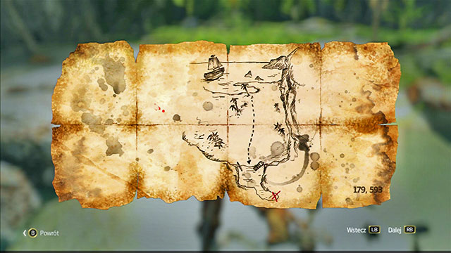 The map is in the Eastern part of the location, a bit to the South and to the east of the life boat, at the other side of the water - Cape Bonavista - Treasure maps - Assassins Creed IV: Black Flag - Game Guide and Walkthrough