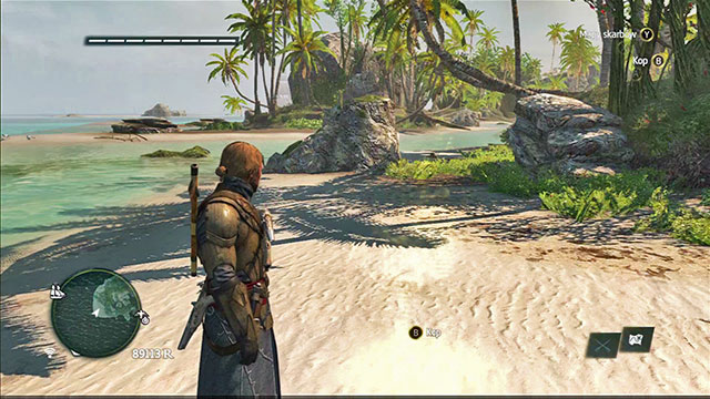 The treasure is in the North-Western part of Cumberland Bay, on the promontory to the left of the two boulders - Kenways Fleet I - Treasure maps - Assassins Creed IV: Black Flag - Game Guide and Walkthrough