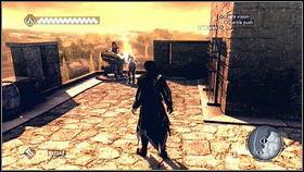For the next mission, you have to go to the souther part of the fortress walls [1] - Sequence 1 - Peace at Last - p. 1 - Walkthrough - Assassins Creed: Brotherhood - Game Guide and Walkthrough