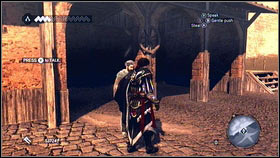 The last simple quest will be waiting for you at the stables [1] - Sequence 1 - Peace at Last - p. 2 - Walkthrough - Assassins Creed: Brotherhood - Game Guide and Walkthrough