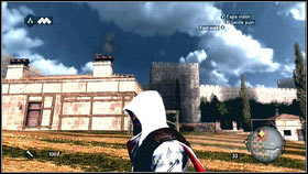 He will ask you to kill Il Carnefice, that can be found in the building located on the hill, east of the gallows [1] - Sequence 2 - A Wilderness of Tiger - p. 3 - Walkthrough - Assassins Creed: Brotherhood - Game Guide and Walkthrough
