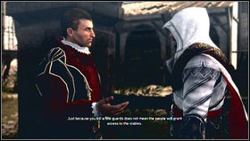 When the quest will be completed [1] return to Machiavelli [2] - Sequence 2 - A Wilderness of Tiger - p. 3 - Walkthrough - Assassins Creed: Brotherhood - Game Guide and Walkthrough