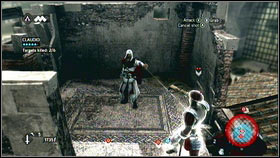 After the cut scene you will have to kill guards located on the other side of the street [1] - Sequence 3 - The Fighter, The Lover and The Thief - p. 1 - Walkthrough - Assassins Creed: Brotherhood - Game Guide and Walkthrough
