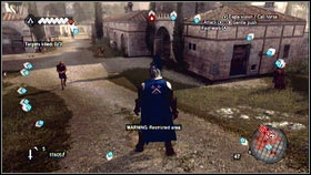 After few meters, you will be attacked by some enemies [1] - Sequence 6 - The Baron De Valois - p. 1 - Walkthrough - Assassins Creed: Brotherhood - Game Guide and Walkthrough