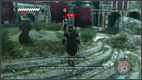 Go there and use your Eagle Vision to see the place where you have to go [1] - Sequence 7 - The Key to the Castello - p. 2 - Walkthrough - Assassins Creed: Brotherhood - Game Guide and Walkthrough