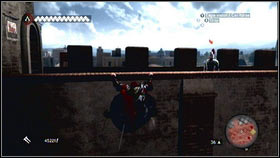When he will be dead use the ladder located on the right to get upstairs [1] [2] - Sequence 8 - The Borgia - p. 1 - Walkthrough - Assassins Creed: Brotherhood - Game Guide and Walkthrough