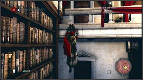 You will see only one opponent there, but two more shooters are looking from above [1] - Sequence 8 - The Borgia - p. 1 - Walkthrough - Assassins Creed: Brotherhood - Game Guide and Walkthrough