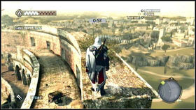To find another one, you have to move straight ahead [1] - Thieves Quests - p. 1 - Side Quests - Assassins Creed: Brotherhood - Game Guide and Walkthrough