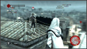 When you will see the man, he will start running away [1] - Thieves Quests - p. 2 - Side Quests - Assassins Creed: Brotherhood - Game Guide and Walkthrough