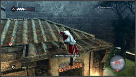 You have to kill two guards that are patrolling the area in two parts of the town - Assassins Contracts - p. 1 - Side Quests - Assassins Creed: Brotherhood - Game Guide and Walkthrough