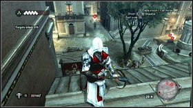 You have to kill six targets west of the pigeon crate - Assassins Contracts - p. 2 - Side Quests - Assassins Creed: Brotherhood - Game Guide and Walkthrough