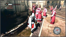 Go to the marked area and find your target [1] - Assassins Contracts - p. 2 - Side Quests - Assassins Creed: Brotherhood - Game Guide and Walkthrough