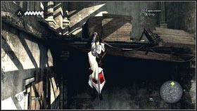 Keep to the left side, jump using these wooden beams to get to the other side [1] - Romulus Lairs - p. 2 - Side Quests - Assassins Creed: Brotherhood - Game Guide and Walkthrough