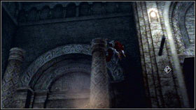 When you will be at the top, turn left and get to the stone wall [1] - Romulus Lairs - p. 3 - Side Quests - Assassins Creed: Brotherhood - Game Guide and Walkthrough