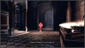 Watch a short cut scene and open the gate [1] - Romulus Lairs - p. 6 - Side Quests - Assassins Creed: Brotherhood - Game Guide and Walkthrough