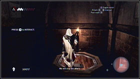 After rescuing these prisoners, follow them and fight with all enemies [1] - Leonardos Machines - p. 2 - Side Quests - Assassins Creed: Brotherhood - Game Guide and Walkthrough