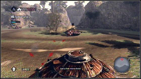 After destroying couple of cannons, you will be attacked by another tank [1] - Leonardos Machines - p. 2 - Side Quests - Assassins Creed: Brotherhood - Game Guide and Walkthrough