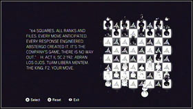 Now the chess board [1] - Detailed Description - p. 3 - Puzzles - Assassins Creed: Brotherhood - Game Guide and Walkthrough
