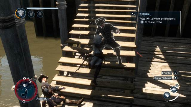 Quick kill of two enemies - Close combat - Combat system - Assassins Creed: Liberation HD - Game Guide and Walkthrough