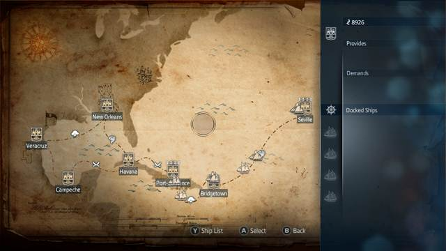 More cities - buy ships and devise economic strategies - Trade - Assassins Creed: Liberation HD - Game Guide and Walkthrough
