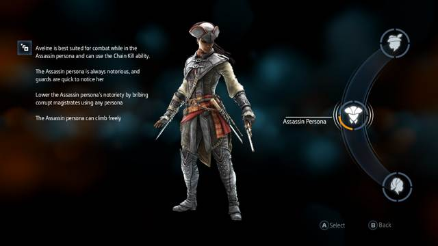 Assassin Persona - Personas - Assassins Creed: Liberation HD - Game Guide and Walkthrough