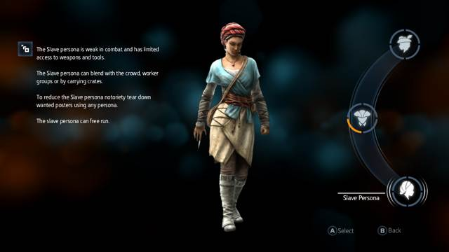 Slave Persona - Personas - Assassins Creed: Liberation HD - Game Guide and Walkthrough