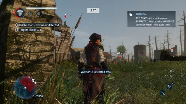 Take out the guard, using the blowpipe - Sequence 2 - The storyline - Assassins Creed: Liberation HD - Game Guide and Walkthrough