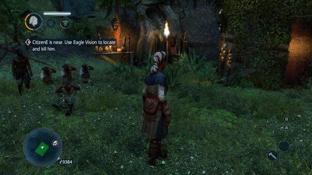 Use eagle Vision to spot the target - Sequence 2 - The storyline - Assassins Creed: Liberation HD - Game Guide and Walkthrough