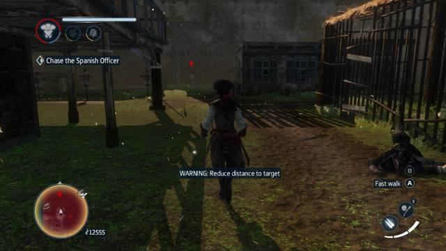 Run without stopping to prevent the target from escaping - Sequence 3 (part 1) - The storyline - Assassins Creed: Liberation HD - Game Guide and Walkthrough