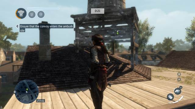 Knock off the wooden structures on the roofs - Sequence 3 (part 2) - The storyline - Assassins Creed: Liberation HD - Game Guide and Walkthrough
