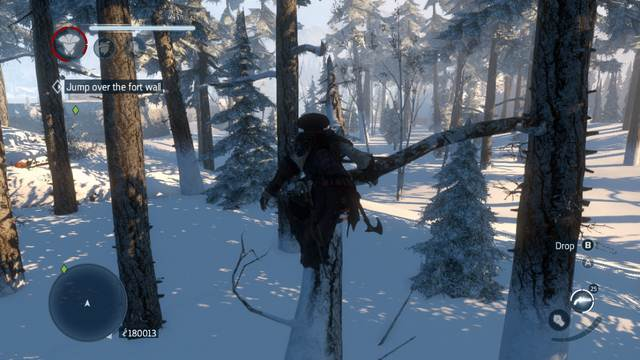 Cover the long way over tree branches - Sequence 8 - The storyline - Assassins Creed: Liberation HD - Game Guide and Walkthrough
