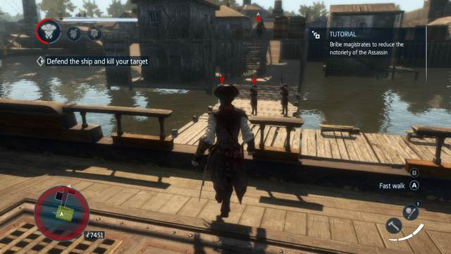 Do not leave the combat zone - Business Rivals - Side missions - Assassins Creed: Liberation HD - Game Guide and Walkthrough