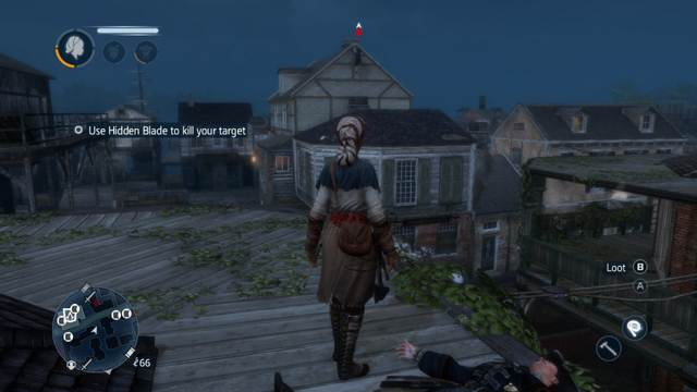 The target will then turn left- you can beat him to it - Detective - New Orleans - Character missions - Assassins Creed: Liberation HD - Game Guide and Walkthrough