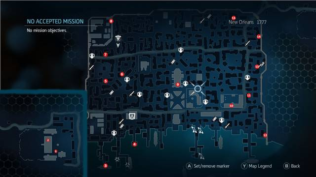 Locations of Diary Pages in New Orleans - Main collectibles - Collectibles - Assassins Creed: Liberation HD - Game Guide and Walkthrough