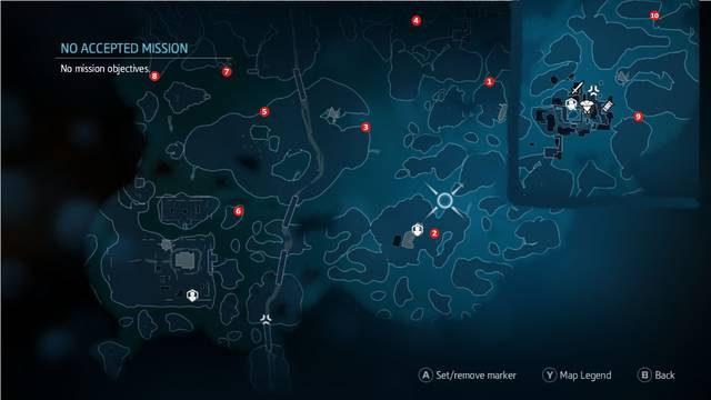 Locations of the mushrooms in Bayou - Main collectibles - Collectibles - Assassins Creed: Liberation HD - Game Guide and Walkthrough