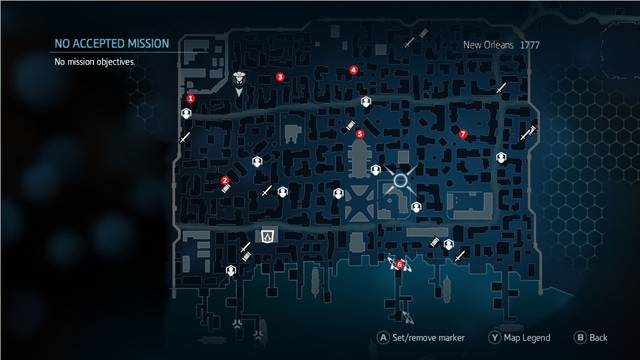 Assassin's coins in New Orleans - Character items - Collectibles - Assassins Creed: Liberation HD - Game Guide and Walkthrough