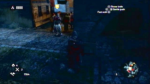 When the man approaches a group of citizens, move towards him and quickly press A - Memory 1 - Sequence 3 - Lost and Found - Assassins Creed: Revelations - Game Guide and Walkthrough