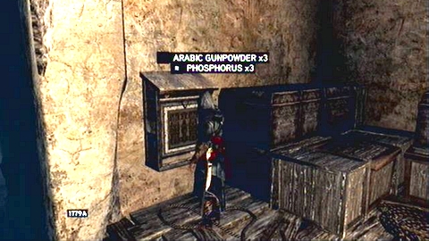 In the next room empty three chests, replenish your grenades supplies and climb to the place marked on the map - Memory 6 - p. 1 - Sequence 3 - Lost and Found - Assassins Creed: Revelations - Game Guide and Walkthrough