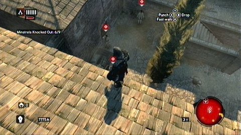Climb the wall and quickly run to the other side of the guarded square - Memory 1 - p. 1 - Sequence 4 - The Uncivil War - Assassins Creed: Revelations - Game Guide and Walkthrough