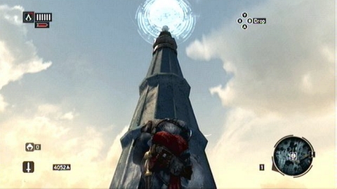 In order to begin this memory, you have to climb up the tower marked on the map - Memory 4 - Sequence 4 - The Uncivil War - Assassins Creed: Revelations - Game Guide and Walkthrough